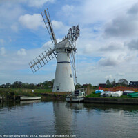 Buy canvas prints of Thurne Windmill  by GJS Photography Artist