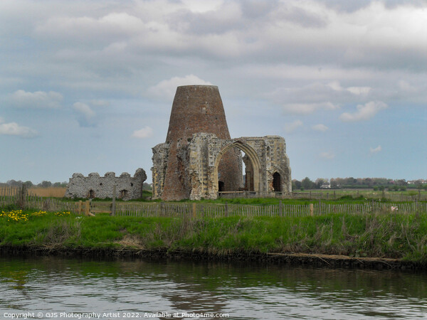 St Benet's Abbey  Picture Board by GJS Photography Artist
