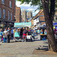 Buy canvas prints of York in August Streetview by GJS Photography Artist
