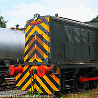 Buy canvas prints of Diesel Shunter by GJS Photography Artist