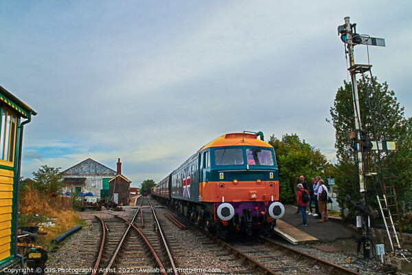 Mid Norfolk Railway’s 47580 County of Essex  Picture Board by GJS Photography Artist