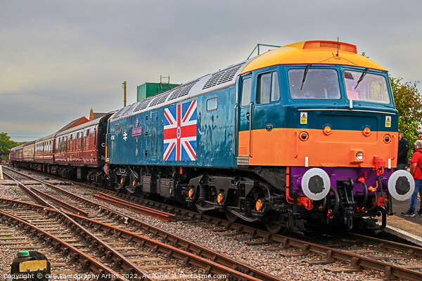 Mid Norfolk Railway’s County of Essex Livery Picture Board by GJS Photography Artist
