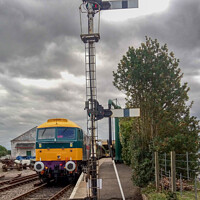 Buy canvas prints of  County of Essex MNR Platform Signal by GJS Photography Artist