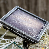Buy canvas prints of Frozen Solar Panel by GJS Photography Artist