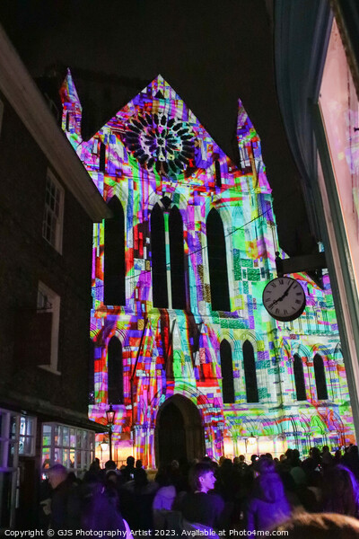 York Minster Colour and Light Projection image 9 Picture Board by GJS Photography Artist