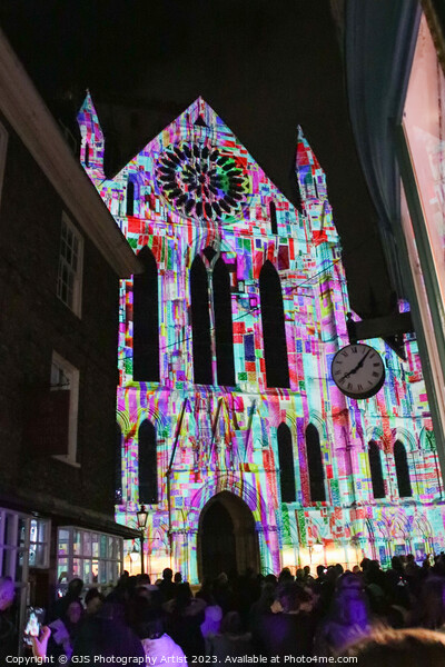 York Minster Colour and Light Projection image 10 Picture Board by GJS Photography Artist
