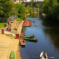 Buy canvas prints of Views Down the Nidd  by GJS Photography Artist
