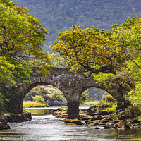 Buy canvas prints of Old Weir Bridge at Meeting of the Waters Killarney by Christian Lademann