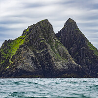 Buy canvas prints of Skellig Michael, Kerry, Ireland by Christian Lademann