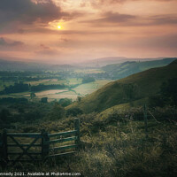 Buy canvas prints of Hope Valley Sunrise by philip kennedy
