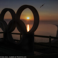 Buy canvas prints of Olympic Sunset by philip kennedy