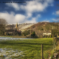 Buy canvas prints of Edale, Derbyshire. by philip kennedy