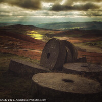 Buy canvas prints of Derbyshire Millstones by philip kennedy