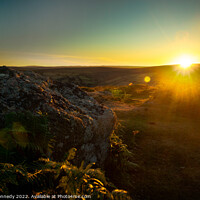 Buy canvas prints of Dartmoor Sunset by philip kennedy