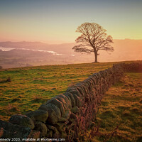Buy canvas prints of Sunset at Tittesworth by philip kennedy