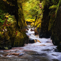 Buy canvas prints of Fairy Glen in Snowdonia by philip kennedy