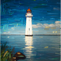 Buy canvas prints of The Lighthouse at New Brighton by philip kennedy