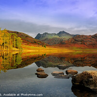 Buy canvas prints of Blea Tarn in Autumn by philip kennedy