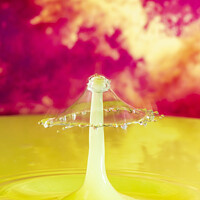 Buy canvas prints of Water Drop Collision  by Antonio Ribeiro