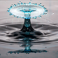 Buy canvas prints of Water Drop Collision and Reflection by Antonio Ribeiro
