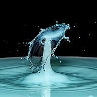Buy canvas prints of Water Drop Collision by Antonio Ribeiro