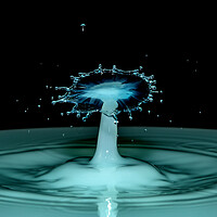 Buy canvas prints of Water Drop Collision by Antonio Ribeiro