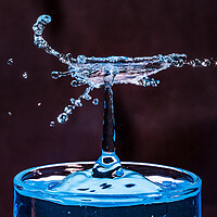 Buy canvas prints of Macro Shot of a Water Drop Collision  by Antonio Ribeiro