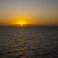 Buy canvas prints of Sunset Over the Sea on Kgari Island by Antonio Ribeiro