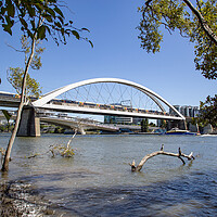 Buy canvas prints of Brisbane Merivale Bridge over the Brisbane River by Antonio Ribeiro