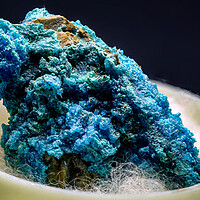 Buy canvas prints of Azurite Mineral also known as Chessylite by Antonio Ribeiro