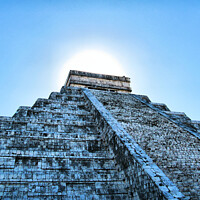 Buy canvas prints of Wonders of the World, Path to Glory, Chichen Itza, by Buz Reid