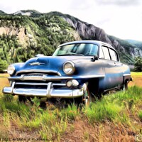 Buy canvas prints of Abandoned Antique, Faded Glory of Days Gone By by Buz Reid