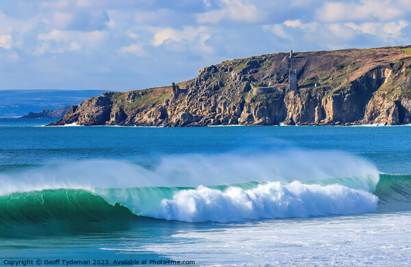 Iconic Cornwall Picture Board by Geoff Tydeman