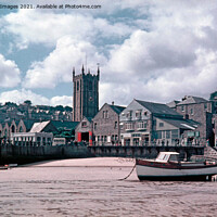 Buy canvas prints of St Ives Cornwall 1956 by Bygone Images
