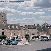 Buy canvas prints of Stow on the Wold Cotswolds 1950s by Bygone Images