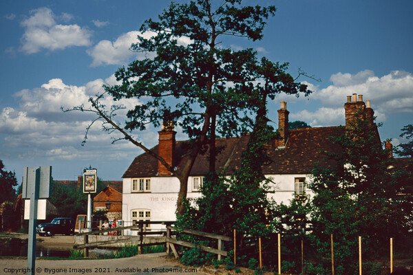 The Kings Arms Sandford Lock Oxfordshire 1960 Picture Board by Bygone Images