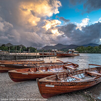 Buy canvas prints of Rowing boats by stephen cooper