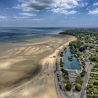 Buy canvas prints of Aerial of Ryde Beach by Jack Marsden