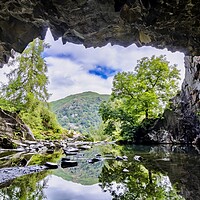 Buy canvas prints of Rydal Caves by Jack Marsden