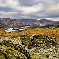 Buy canvas prints of Bothy Ruins amongst Loughrigg Fell by Jack Marsden