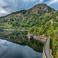 Buy canvas prints of Raven Crag from Thirlmere Dam by Jack Marsden