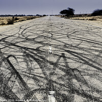Buy canvas prints of Road Art created by car drifting by Lucas D'Souza