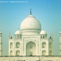 Buy canvas prints of Taj Mahal at Agra, India by Lucas D'Souza