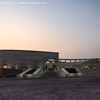 Buy canvas prints of Katara Amphitheatre at Doha, Qatar by Lucas D'Souza