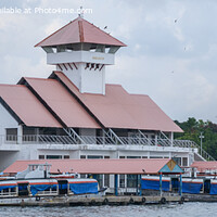 Buy canvas prints of Boat club building at Cochin, India by Lucas D'Souza
