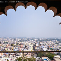 Buy canvas prints of View of Udaipur city from the City Palace, Udaipur, Rajasthan, I by Lucas D'Souza