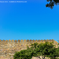 Buy canvas prints of Portion of the Chittorgarh fort in Rajasthan, India by Lucas D'Souza