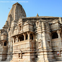 Buy canvas prints of One of the temples within Chittorgarh fort in Rajasthan, India by Lucas D'Souza