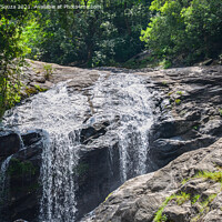 Buy canvas prints of Mini waterfall by Lucas D'Souza