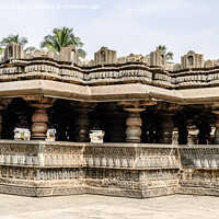 Buy canvas prints of Part of the Harihareshwara temple in Harihar, India by Lucas D'Souza